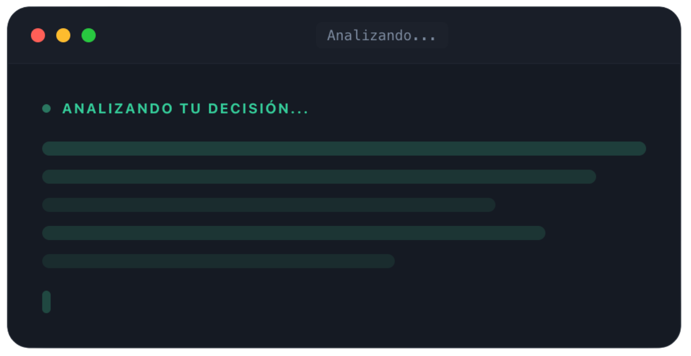 Pantalla de análisis en tiempo real